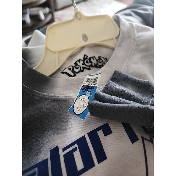 Pokemon Galar Starters Tie Dye Crewneck Sweater Game Freak X-Small NWT A109 - Picture 5 of 5